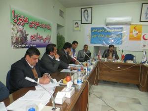برگزاری جلسه توجیهی کانون های دانش آموزی جمعیت هلال احمر شهرستان یزد 