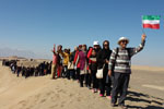 همایش کویرنوردی خانوادگي با عنوان پنجه در خاک در فهرج برگزار شد 