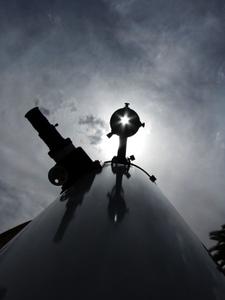 رصد گذر عطارد از مقابل خورشید در پژوهسشرای دکتر حسابی طبس+تصاویر