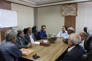 دیدار مدیران بندرخشک پیشگامان با مدیرکل جدید راه آهن استان یزد