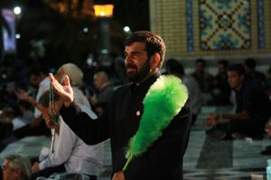 مراسم شب احیاء 19 ماه رمضان در بارگاه حضرت حسین بن موسی الکاظم طبس