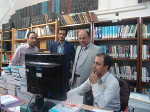 بازديد رئيس دانشگاه يزد  از مرکز اسناد و کتابخانه ملی استان یزد