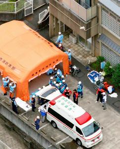 حمله با سلاح سرد به مرکز نگهداری از معلولان در ژاپن(عکس)