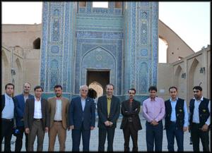 بازدید رئیس خبرگزاری صدا و سیما از بافت تاریخی شهر یزد