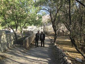 بازدید بخشدار مرکزی تفت از روستای زیرباغشاه ده بالا و پروژه های عمرانی در دست اجرای روستا