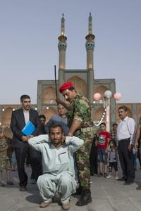 حضور آزادگان تکریت 11 در مجموعه میدان امیرچخماق یزد + گزارش تصویری