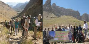 صعود گروه کوهنوردی معراج اداره کل آموزش فنی و حرفه ای استان یزد به  برفخانه طزرجان به مناسبت هفته دولت