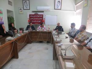 برگزاری جلسه هم اندیشی مربیان امدادی جمعیت هلال احمر شهرستان یزد