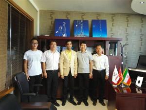 بازدید مدیرعامل و مدیران ارشد شرکت های Shandong و Sunsungs چین از محل تصفیه خانه جنوب پیشگامان نصف جهان