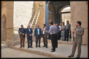 بازدید اعضای شورای بهداشت شهرستان یزد از مسیر قنات تاریخی زارچ
