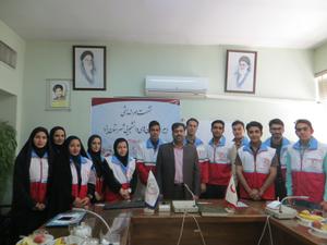 برگزاری نشست هم اندیشی دبیران کانون های دانشجویی هلال احمر شهرستان یزد