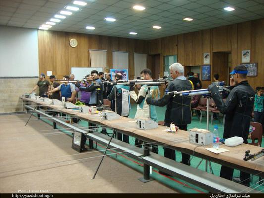مسابقه قهرمانی تیراندازی استان به مناسبت هفته تربیت بدنی در یزد برگزار شد