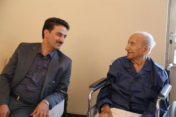 دیدار فرماندار بافق با محمود بافقی