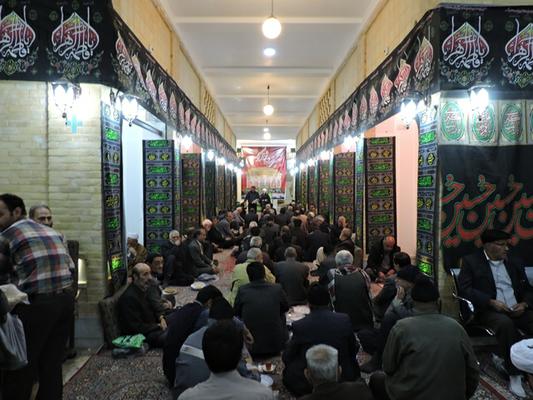 گزارش تصویری از روضه خوانی سرای موقوفه خان کهنه در بازار یزد