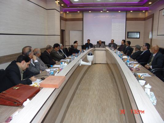 جلسه هیات مدیره نظام مهندسی استان در اداره کل راه وشهرسازی استان یزد برگزارشد