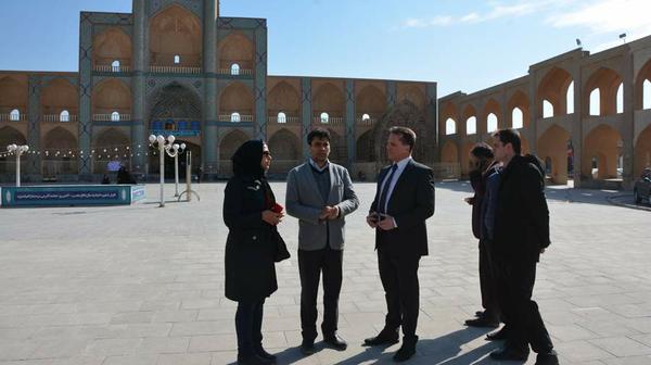 بازدید سفیر کرواسی از بافت تاریخی شهر یزد