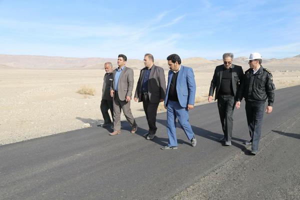 ترمیم و آسفالت راه روستایی بافق -شادکام و قطرم با اعتبار 15 ميليارد ريال