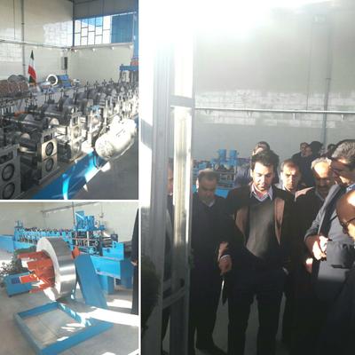 افتتاح واحد توليدي سازه هاي سبك فولادي  LSF در شهرك صنعتي مهريز