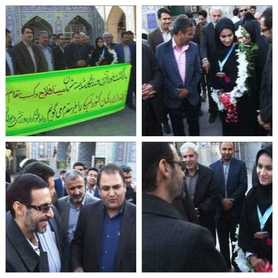مدیر کل صدا و سیمای مرکز یزد از شهرستان بافق بازدید کرد 