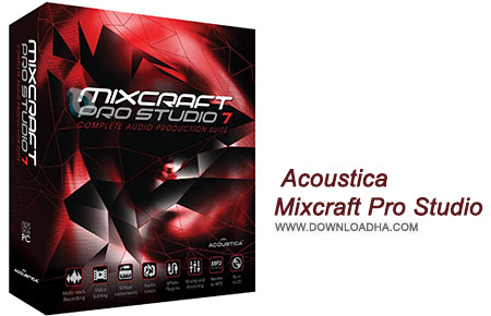 نرم افزار ویرایش فایل های صوتی Acoustica Mixcraft Pro Studio 8.1 Build 396 RC+دانلود و راهنمای نصب