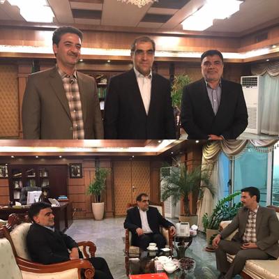 ديدار طلائي مقدم با وزير بهداشت درمان و آموزش پزشكي كشور و اختصاص دستگاه دوم سونوگرافی