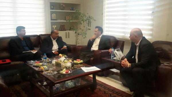 دیدار محمدرضا صباغیان با مدیر عامل و رئیس هیات مدیره شرکت مبین 