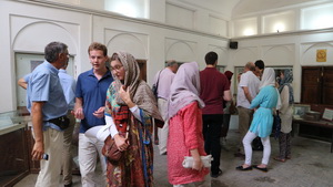 بازدید هیأت دانشگاهی بلژیکی از موزه آب یزد