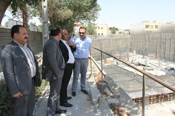 بازدید سرپرست شهرداری یزد از پروژه مشارکتی مجتمع پزشکی، تجاری طالقانی