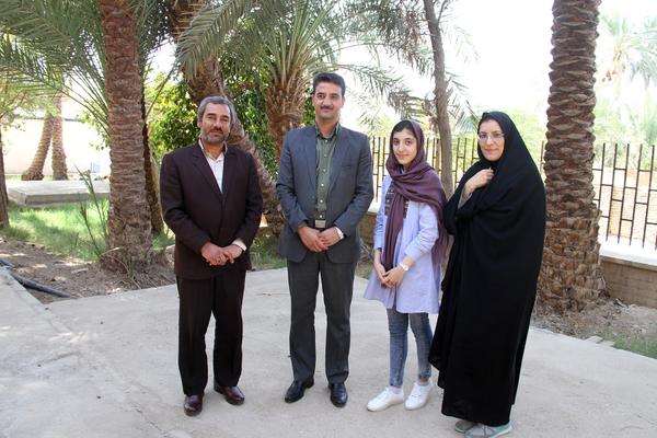 تقدیرسرکار خانم ریحانه مجردی مسوؤل مرکز شماره یک کانون پرورش فکری کودکان و نوجوانان طبس از معاون استانداروفرماندار ویژه