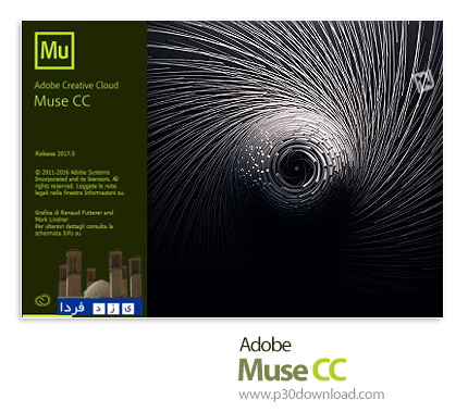 معرفی و دانلود نرم افزار  Adobe Muse CC ادوبی میوز سی سی-طراحی صفحات وب  بدون کد نویسی  