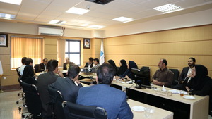 هفتمین كارگروه اجرايي مديريت جامع كيفيت منابع آب استان يزد برگزارشد