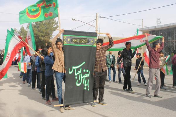 گزارش تصویری برگزاری راهپیمایی یوم ا... 13 آبان در بخش گاریزات