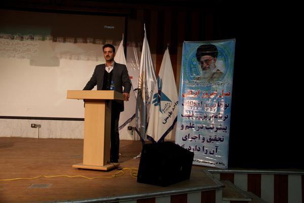 طلائی مقدم معاون استاندار و فرماندار ویژه طبس سخنران ویژه برنامه هفته پژوهش