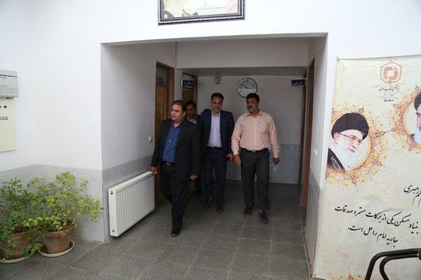 حضور فرماندار بافق در اداره بنیاد مسکن انقلاب اسلامی