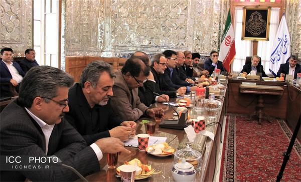 دیدار فعالان بخش تعاون با رئیس مجلس شورای اسلامی