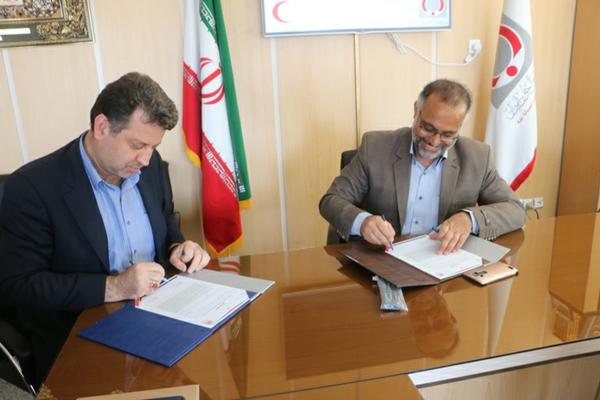 انعقاد تفاهم نامه بین جمعیت هلال احمر و اداره کل انتقال خون استان یزد