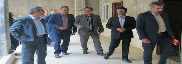 بازديد رییس سازمان مديريت و برنامه ريزي استان يزد از پروژه هاي عمراني اداره کل آموزش فنی وحرفه ای استان یزد