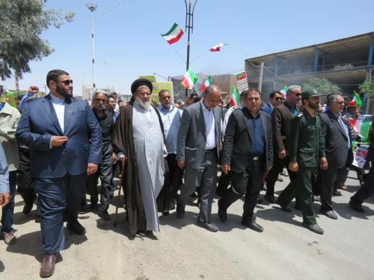 حضور باشکوه مردم دیار دارالشجاعه بافق در راهپیمایی روز جهانی قدس