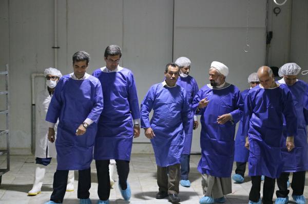 بازدید سرزده دو مدیر کل نظارتی و فرماندارمهریز از کشتارگاه صنعتی مهریز