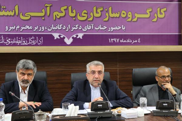 وزیر نیرو: تأمین دراز مدت آب استان یزد در برنامه این دوره وزارت نیرو است