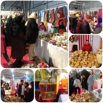 ارائه محصولات صنایع دستی استان یزد در بزرگترین رویداد گردشگری جنوب کشور در شیراز