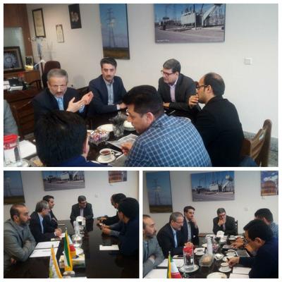 جلسه بررسی تأمین برق پروژه عظیم فروسیلیس آلومینیوم طبس