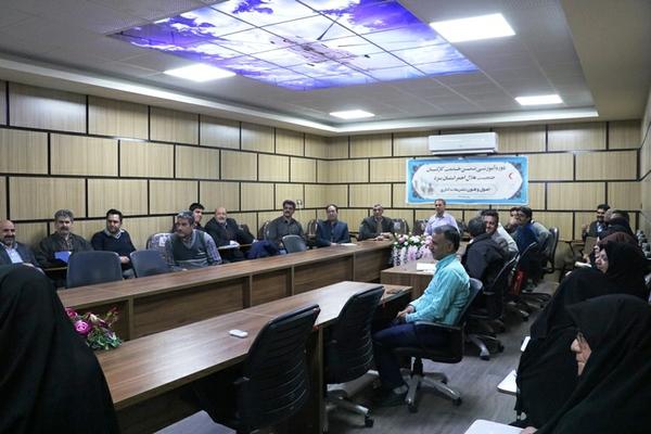 برگزاری دوره های آموزشی ضمن خدمت اصول و فنون تشریفات اداری ویژه کارکنان هلال احمر استان یزد