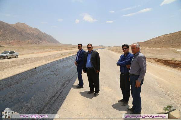 رصد پیشرفت فیزیکی پروژه راهسازی بافق - نوق / خروج شهرستان بافق از بن بست ترانزیتی با تکمیل شدن این محور 