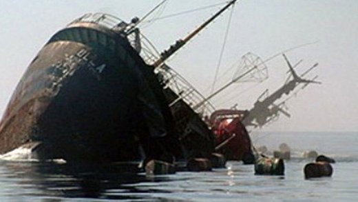  کشتی ایرانی در دریای خزر غرق شد 