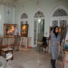 نمایشگاه نقاشی هنرجویان آموزشگاه هنرهای تجسمی سروانه در موزه قصر آیینه یزد (به همراه گزارش تصویری)