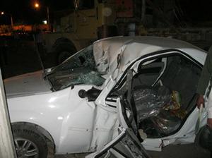 خودرو ایرانی و کاملأ استاندارد!!! بازهم با نقص فنی خودحادثه آفرید...+عکس