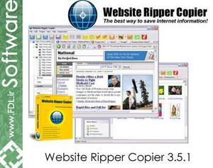 Website Ripper Copier 3.5.1 - نرم افزار دریافت کامل و سریع یک سایت