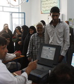 حضور گسترده مردم بهاباد در دور دوم انتخابات مجلس نهم+گزارش تصویری(2) 