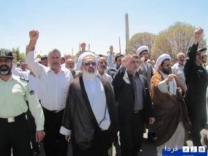 حضور یکپارچه مردم بهاباد در راهپیمایی روز قدس+گزارش تصویری